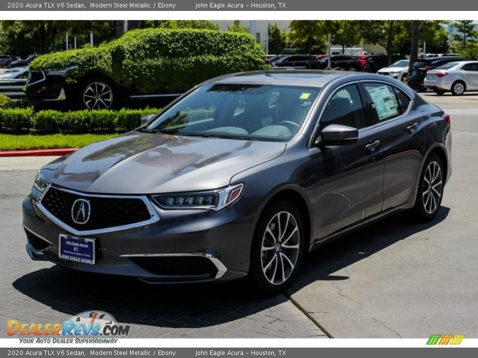 2020 Acura TLX V6 Sedan Modern Steel Metallic / Ebony Photo #3