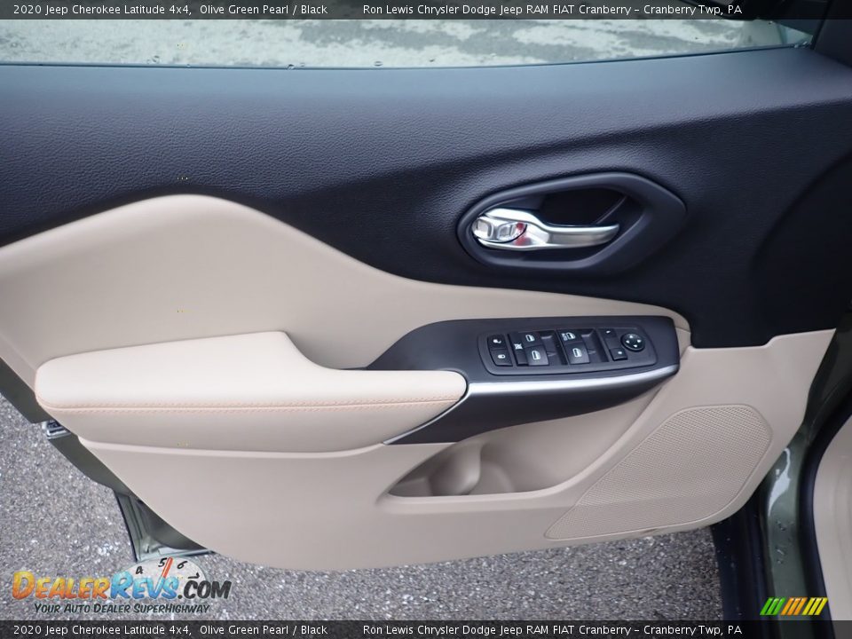 2020 Jeep Cherokee Latitude 4x4 Olive Green Pearl / Black Photo #13