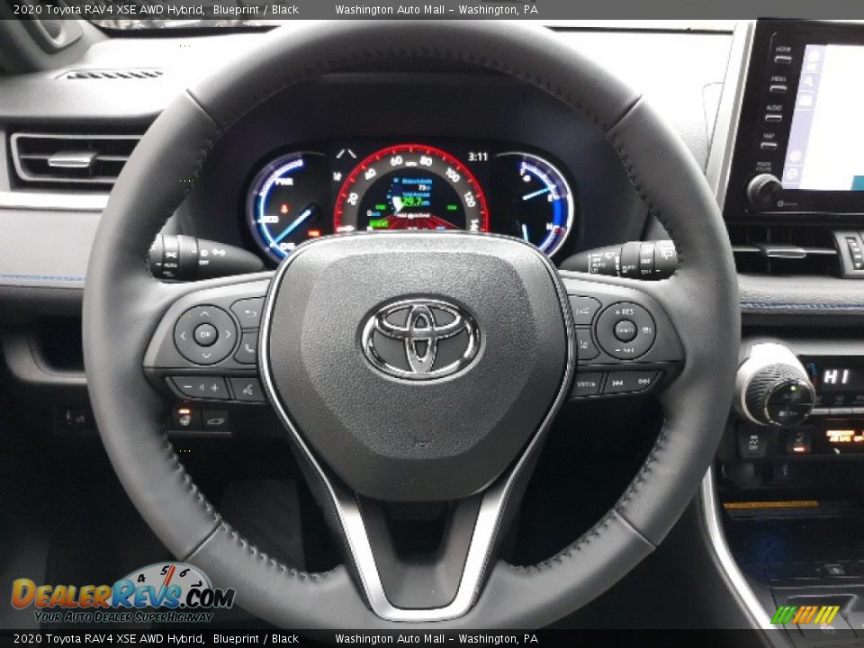 2020 Toyota RAV4 XSE AWD Hybrid Steering Wheel Photo #6