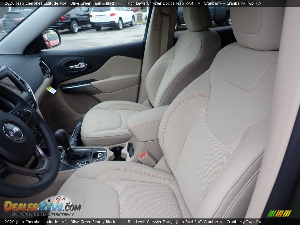 2020 Jeep Cherokee Latitude 4x4 Olive Green Pearl / Black Photo #15