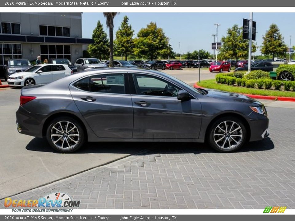 2020 Acura TLX V6 Sedan Modern Steel Metallic / Ebony Photo #8