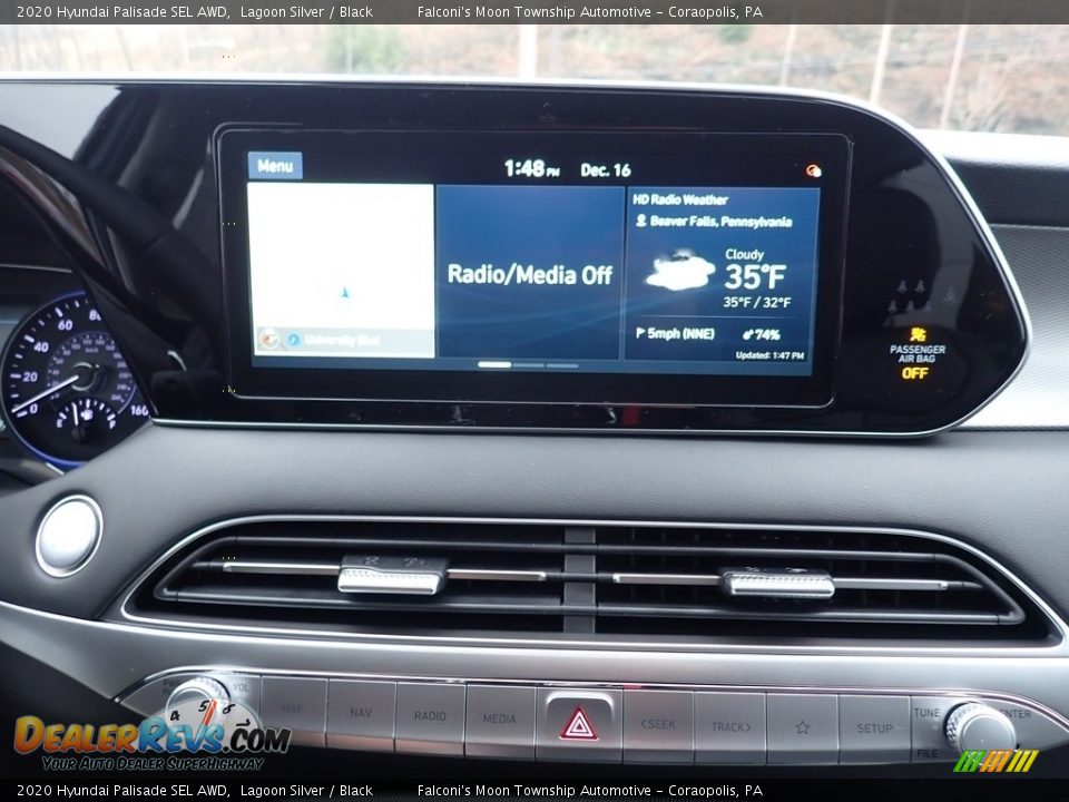 2020 Hyundai Palisade SEL AWD Lagoon Silver / Black Photo #14