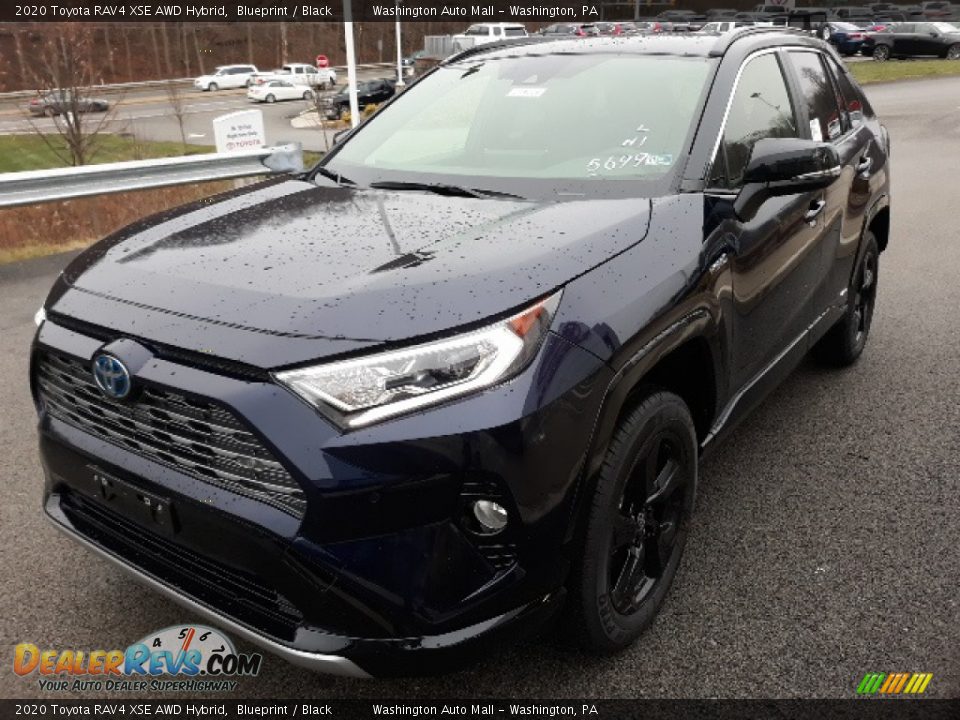 2020 Toyota RAV4 XSE AWD Hybrid Blueprint / Black Photo #14