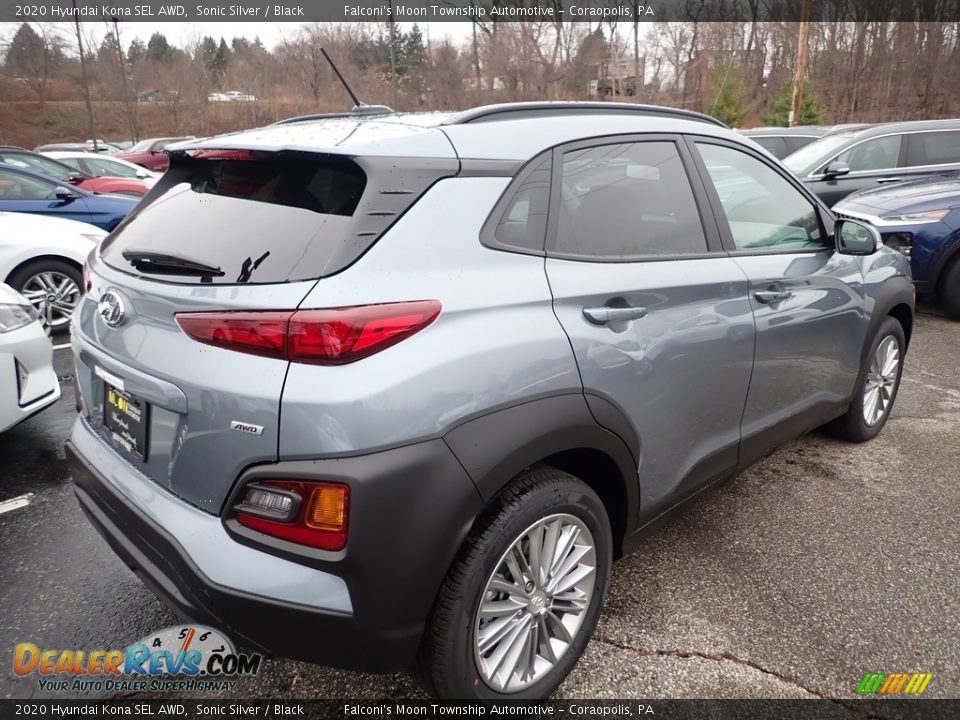 2020 Hyundai Kona SEL AWD Sonic Silver / Black Photo #2