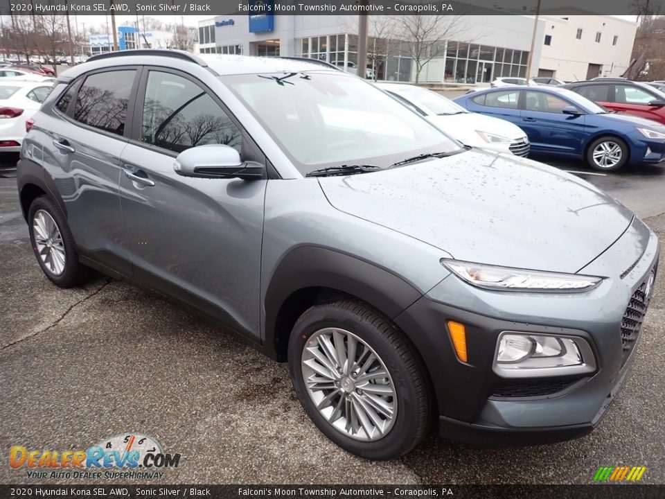 2020 Hyundai Kona SEL AWD Sonic Silver / Black Photo #3