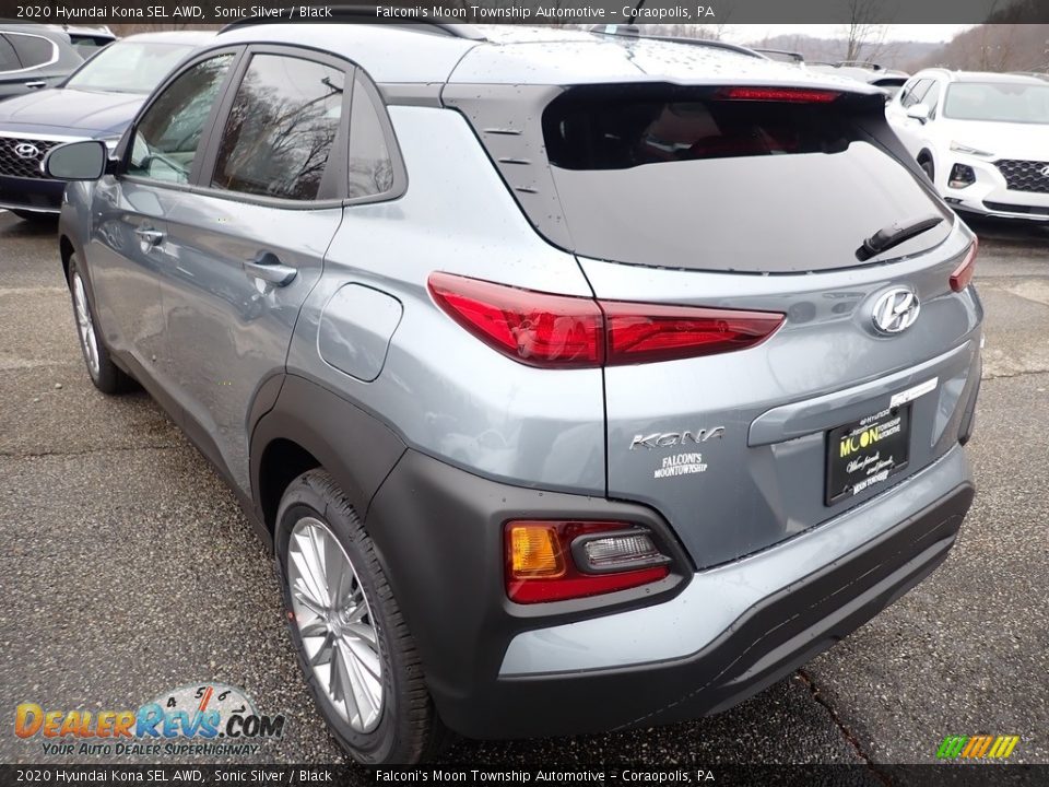 2020 Hyundai Kona SEL AWD Sonic Silver / Black Photo #6