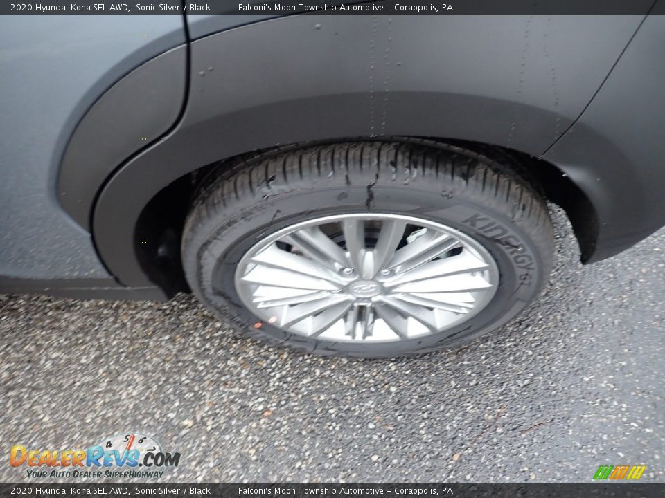 2020 Hyundai Kona SEL AWD Sonic Silver / Black Photo #7
