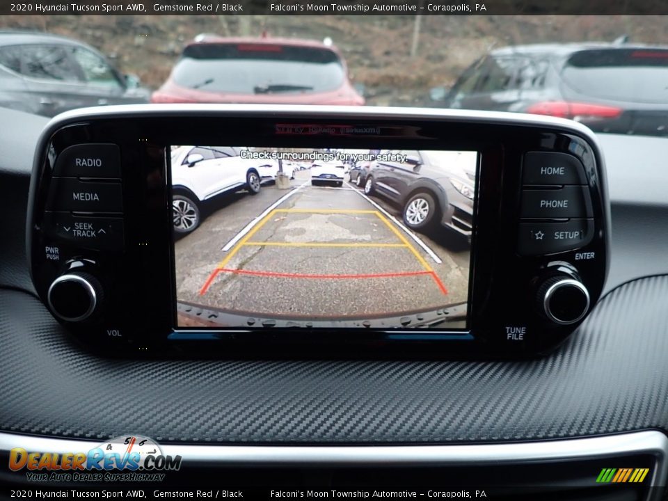 2020 Hyundai Tucson Sport AWD Gemstone Red / Black Photo #14