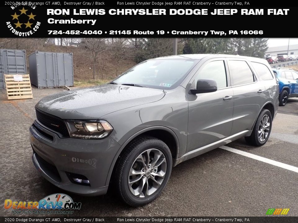 2020 Dodge Durango GT AWD Destroyer Gray / Black Photo #1