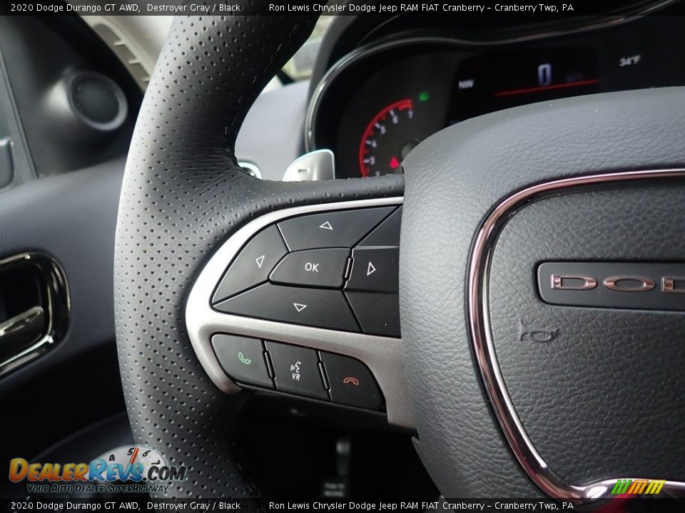 2020 Dodge Durango GT AWD Steering Wheel Photo #20