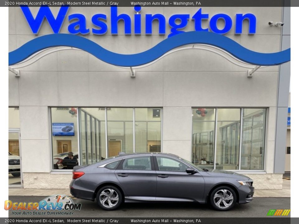 2020 Honda Accord EX-L Sedan Modern Steel Metallic / Gray Photo #1