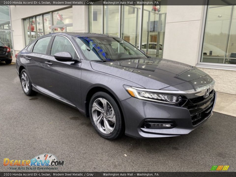 2020 Honda Accord EX-L Sedan Modern Steel Metallic / Gray Photo #2