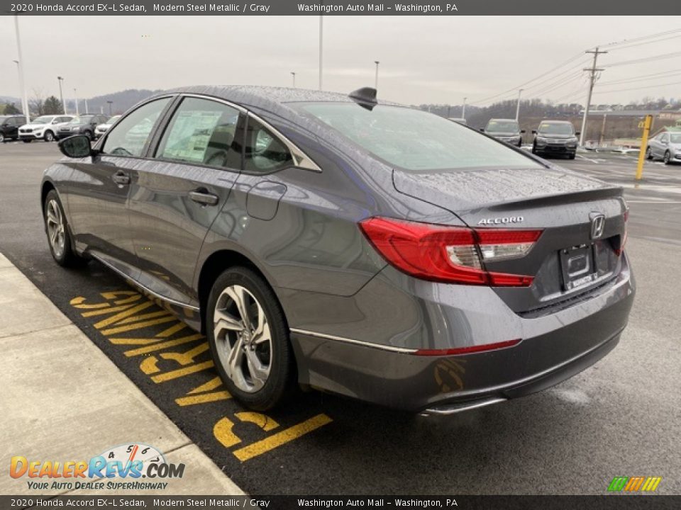 2020 Honda Accord EX-L Sedan Modern Steel Metallic / Gray Photo #5