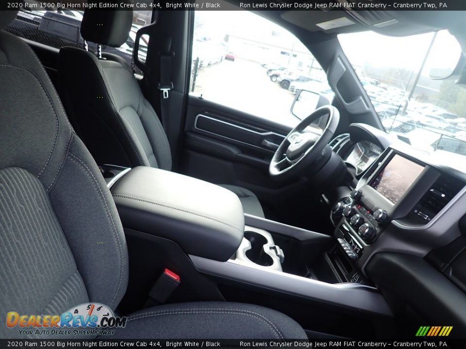 2020 Ram 1500 Big Horn Night Edition Crew Cab 4x4 Bright White / Black Photo #8