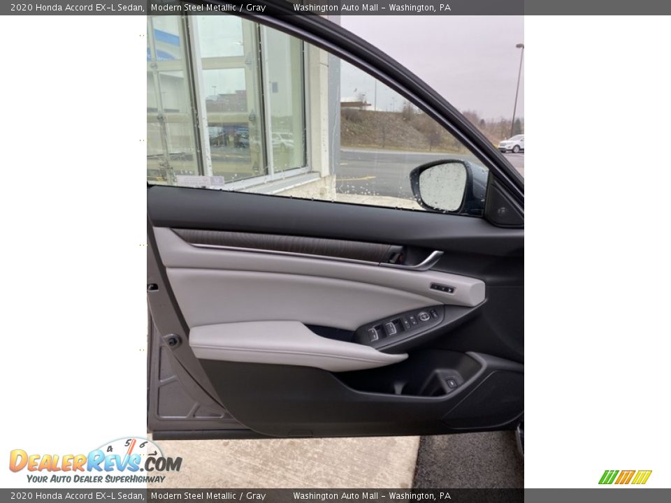 2020 Honda Accord EX-L Sedan Modern Steel Metallic / Gray Photo #10