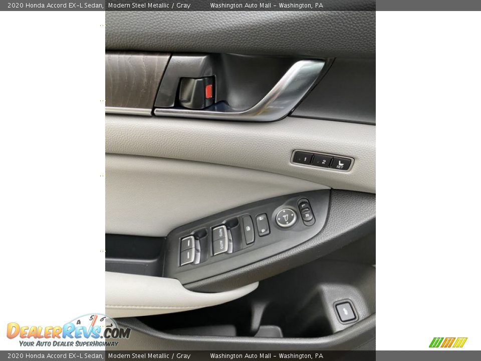 2020 Honda Accord EX-L Sedan Modern Steel Metallic / Gray Photo #11