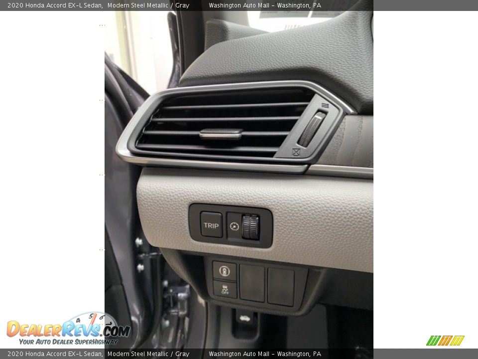 2020 Honda Accord EX-L Sedan Modern Steel Metallic / Gray Photo #12