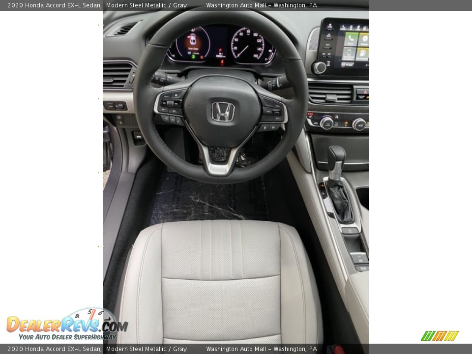 2020 Honda Accord EX-L Sedan Modern Steel Metallic / Gray Photo #13