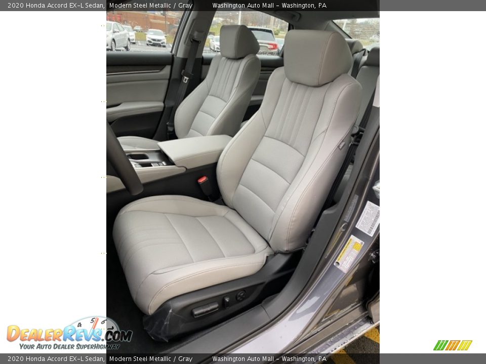 2020 Honda Accord EX-L Sedan Modern Steel Metallic / Gray Photo #14