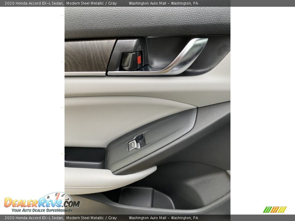 2020 Honda Accord EX-L Sedan Modern Steel Metallic / Gray Photo #17