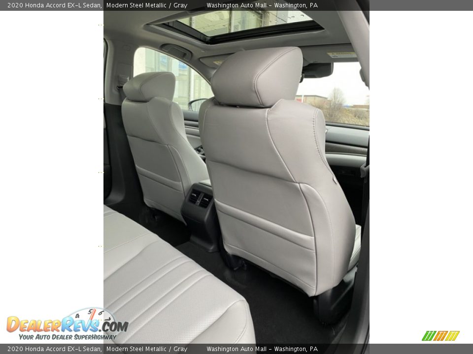 2020 Honda Accord EX-L Sedan Modern Steel Metallic / Gray Photo #22