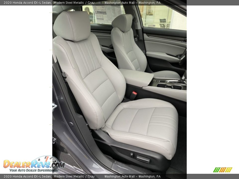 2020 Honda Accord EX-L Sedan Modern Steel Metallic / Gray Photo #23