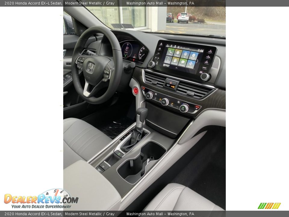 2020 Honda Accord EX-L Sedan Modern Steel Metallic / Gray Photo #24