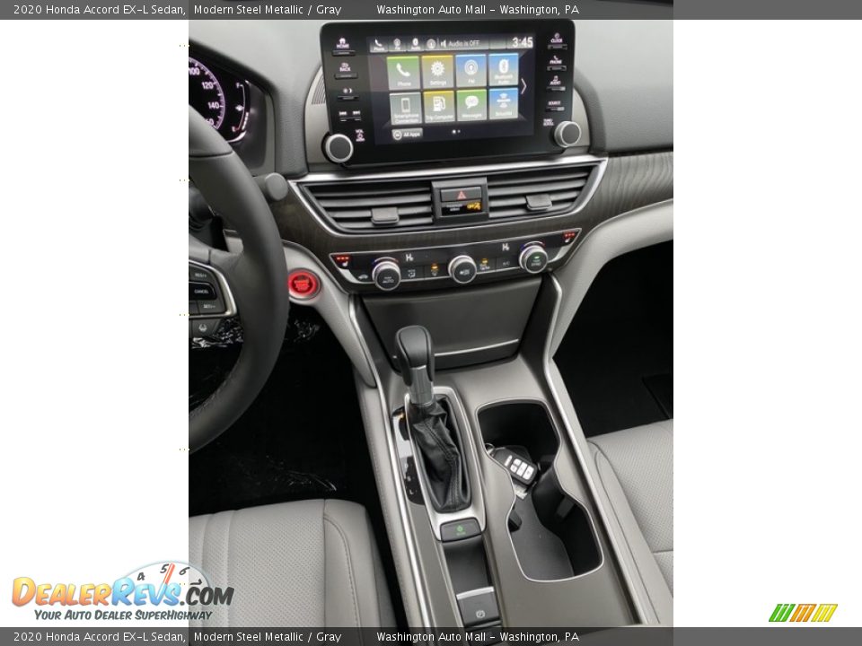 2020 Honda Accord EX-L Sedan Modern Steel Metallic / Gray Photo #28