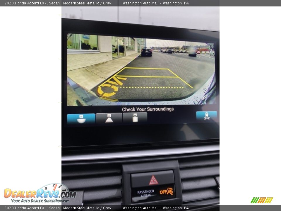 2020 Honda Accord EX-L Sedan Modern Steel Metallic / Gray Photo #29