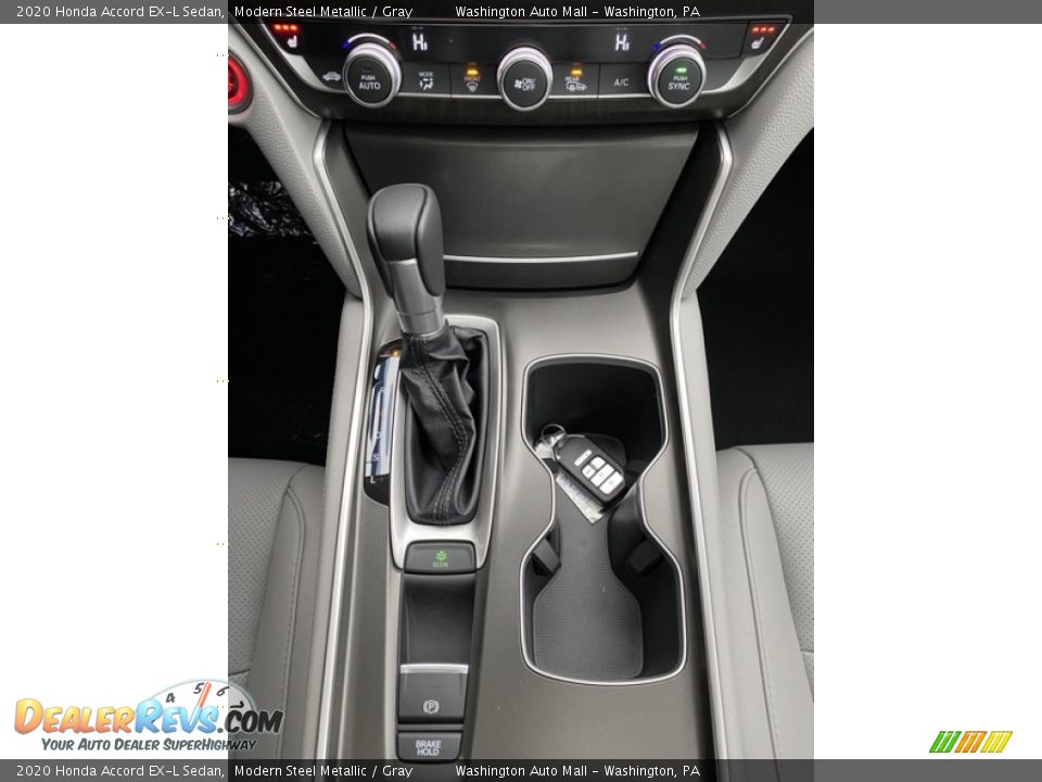 2020 Honda Accord EX-L Sedan Modern Steel Metallic / Gray Photo #30