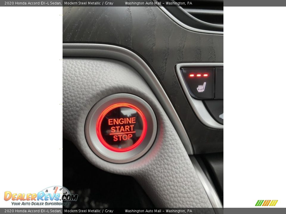 2020 Honda Accord EX-L Sedan Modern Steel Metallic / Gray Photo #32