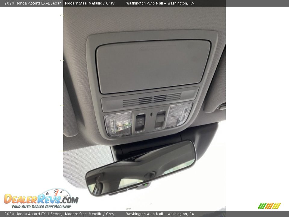 2020 Honda Accord EX-L Sedan Modern Steel Metallic / Gray Photo #35