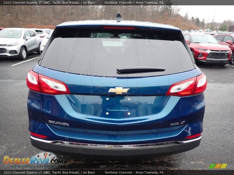 2020 Chevrolet Equinox LT AWD Pacific Blue Metallic / Jet Black Photo #4