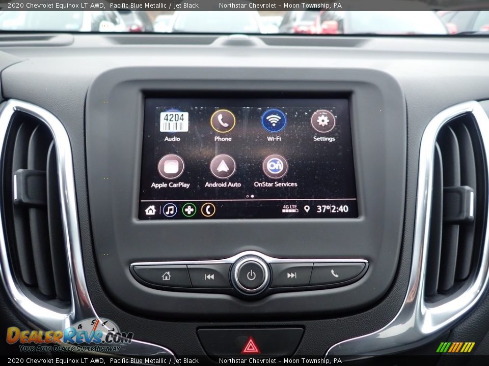 2020 Chevrolet Equinox LT AWD Pacific Blue Metallic / Jet Black Photo #16