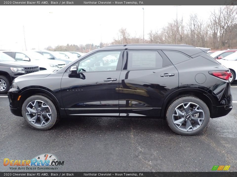 Black 2020 Chevrolet Blazer RS AWD Photo #2