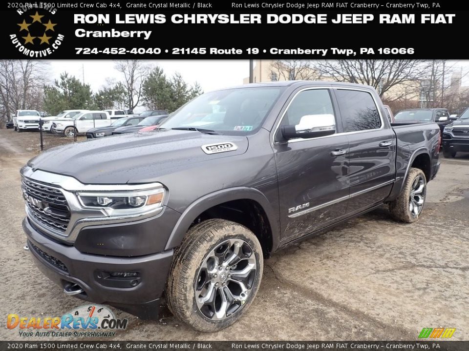 2020 Ram 1500 Limited Crew Cab 4x4 Granite Crystal Metallic / Black Photo #1