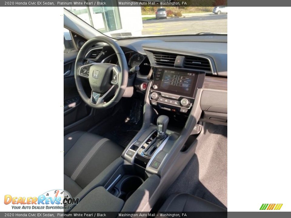 2020 Honda Civic EX Sedan Platinum White Pearl / Black Photo #27