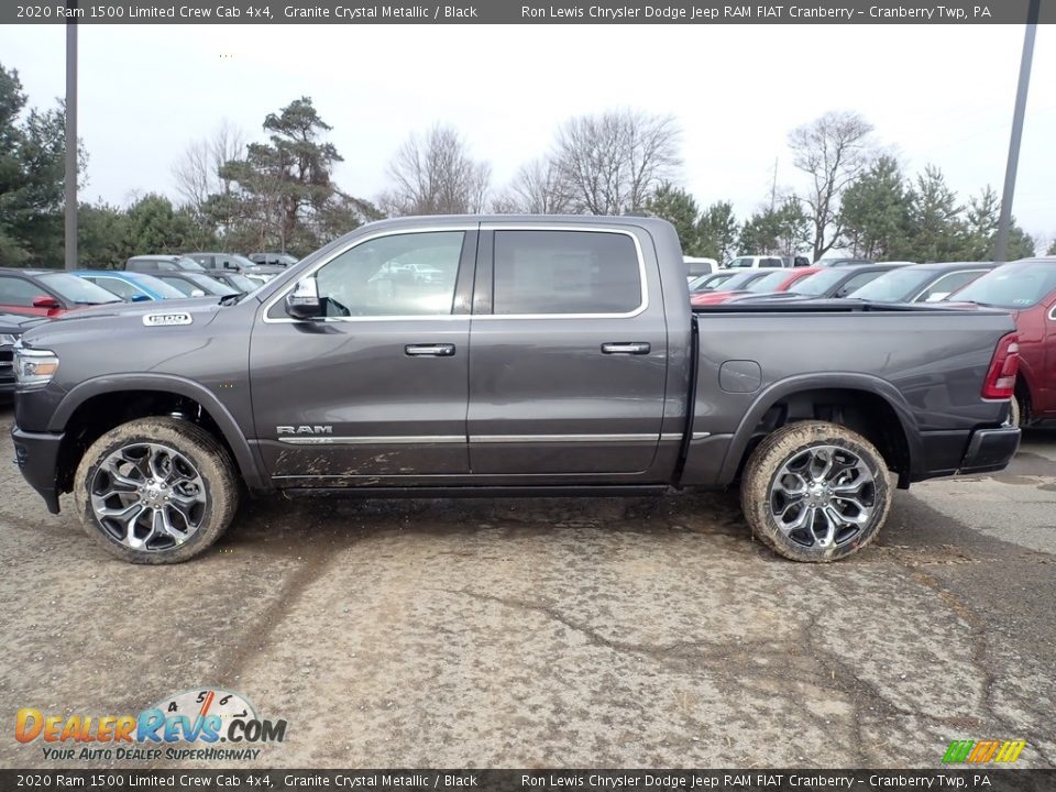 2020 Ram 1500 Limited Crew Cab 4x4 Granite Crystal Metallic / Black Photo #2