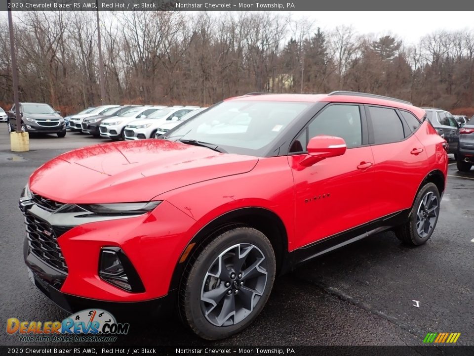 Front 3/4 View of 2020 Chevrolet Blazer RS AWD Photo #1