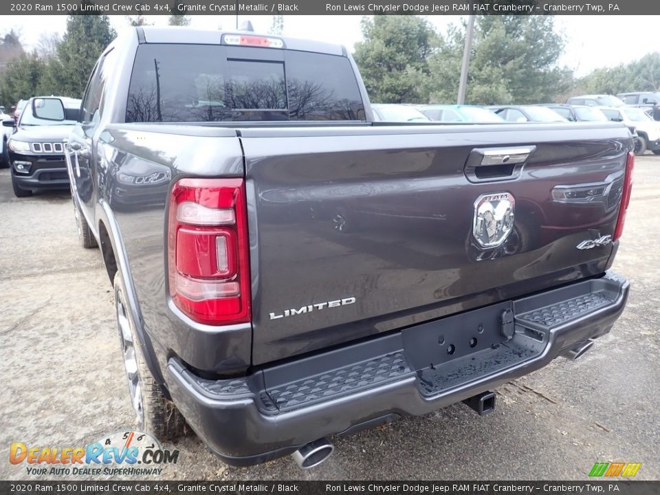 2020 Ram 1500 Limited Crew Cab 4x4 Granite Crystal Metallic / Black Photo #3