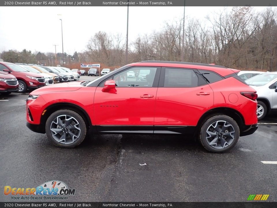 Red Hot 2020 Chevrolet Blazer RS AWD Photo #2