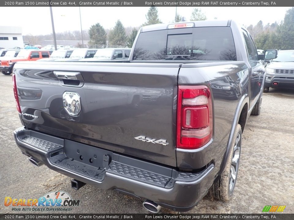 2020 Ram 1500 Limited Crew Cab 4x4 Granite Crystal Metallic / Black Photo #5