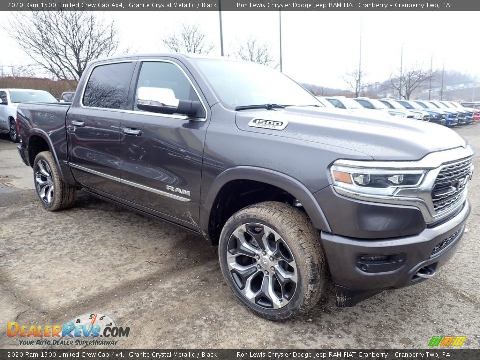 2020 Ram 1500 Limited Crew Cab 4x4 Granite Crystal Metallic / Black Photo #7