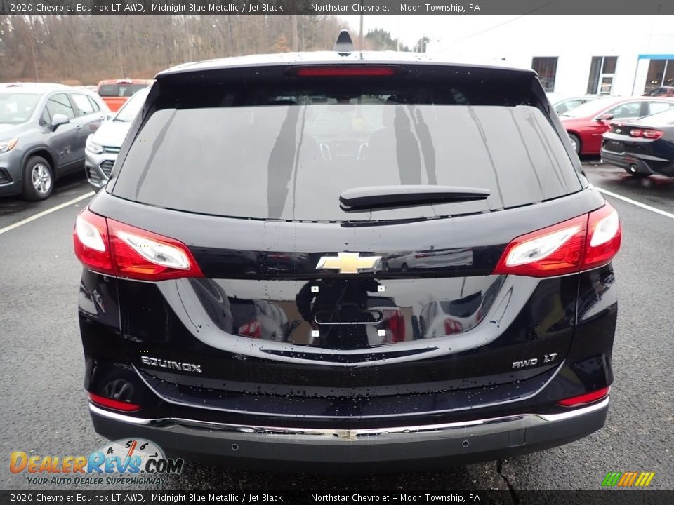 2020 Chevrolet Equinox LT AWD Midnight Blue Metallic / Jet Black Photo #4