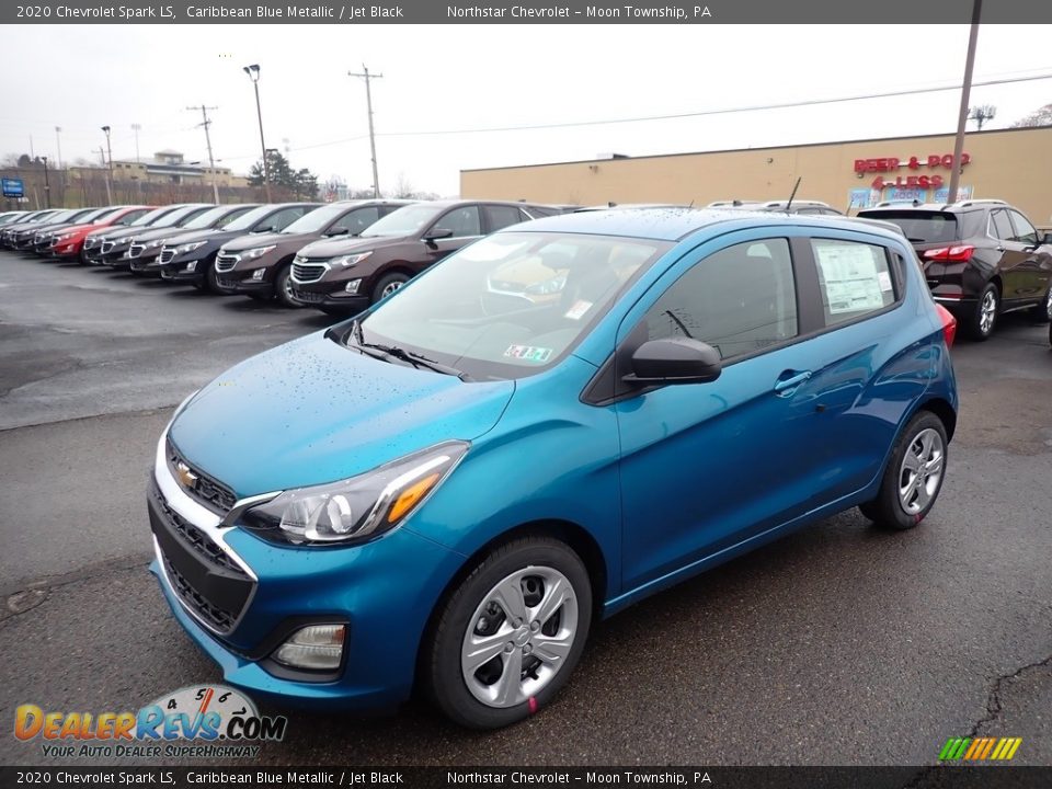 2020 Chevrolet Spark LS Caribbean Blue Metallic / Jet Black Photo #1