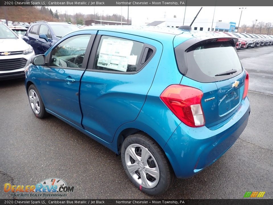 2020 Chevrolet Spark LS Caribbean Blue Metallic / Jet Black Photo #3