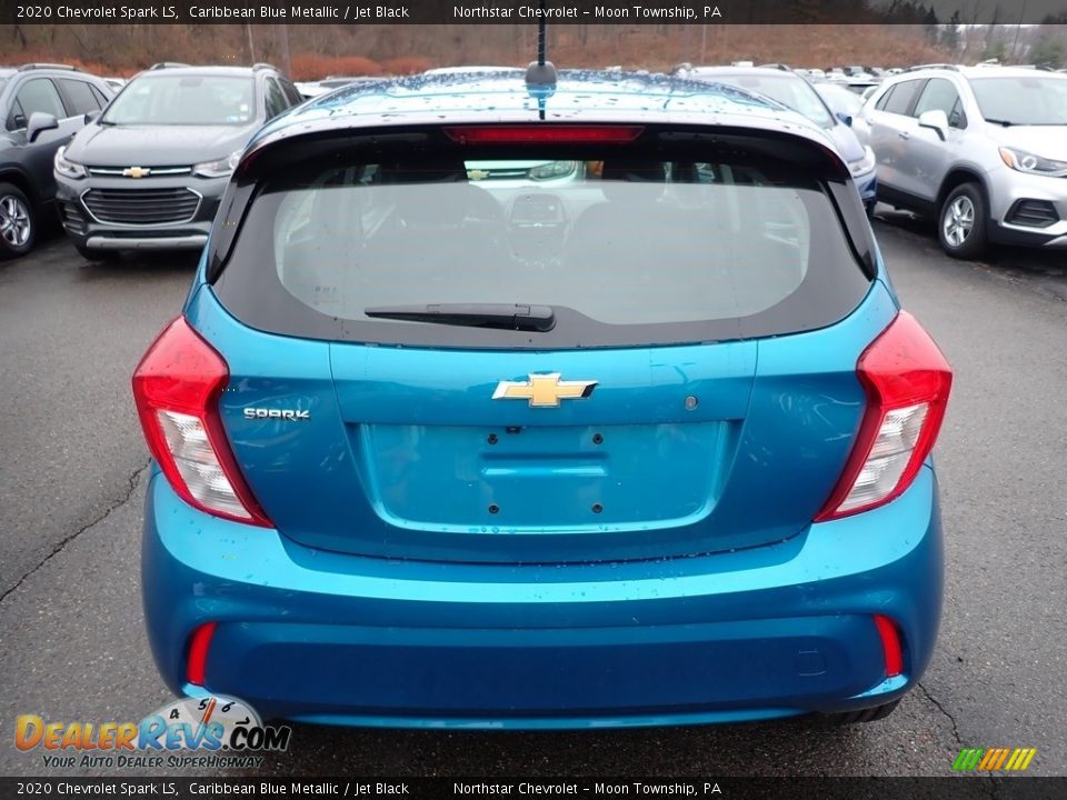 2020 Chevrolet Spark LS Caribbean Blue Metallic / Jet Black Photo #4
