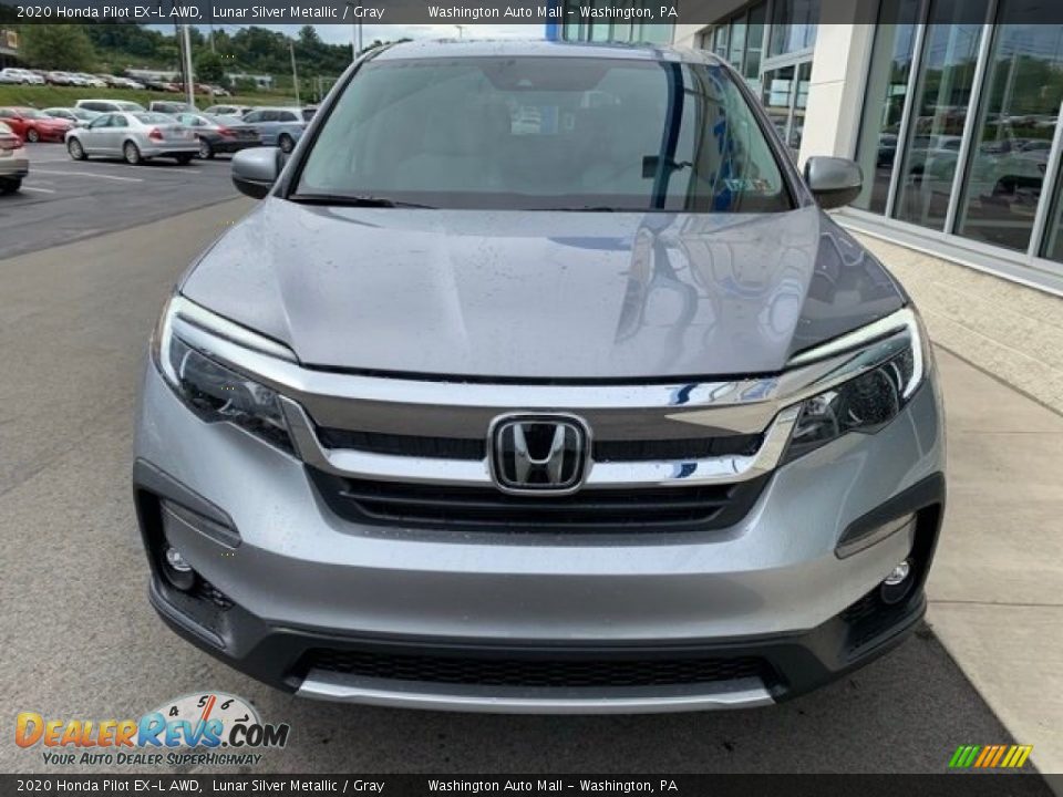 2020 Honda Pilot EX-L AWD Lunar Silver Metallic / Gray Photo #3