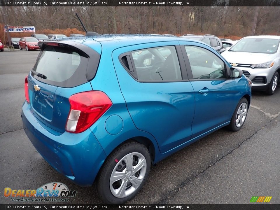 2020 Chevrolet Spark LS Caribbean Blue Metallic / Jet Black Photo #5