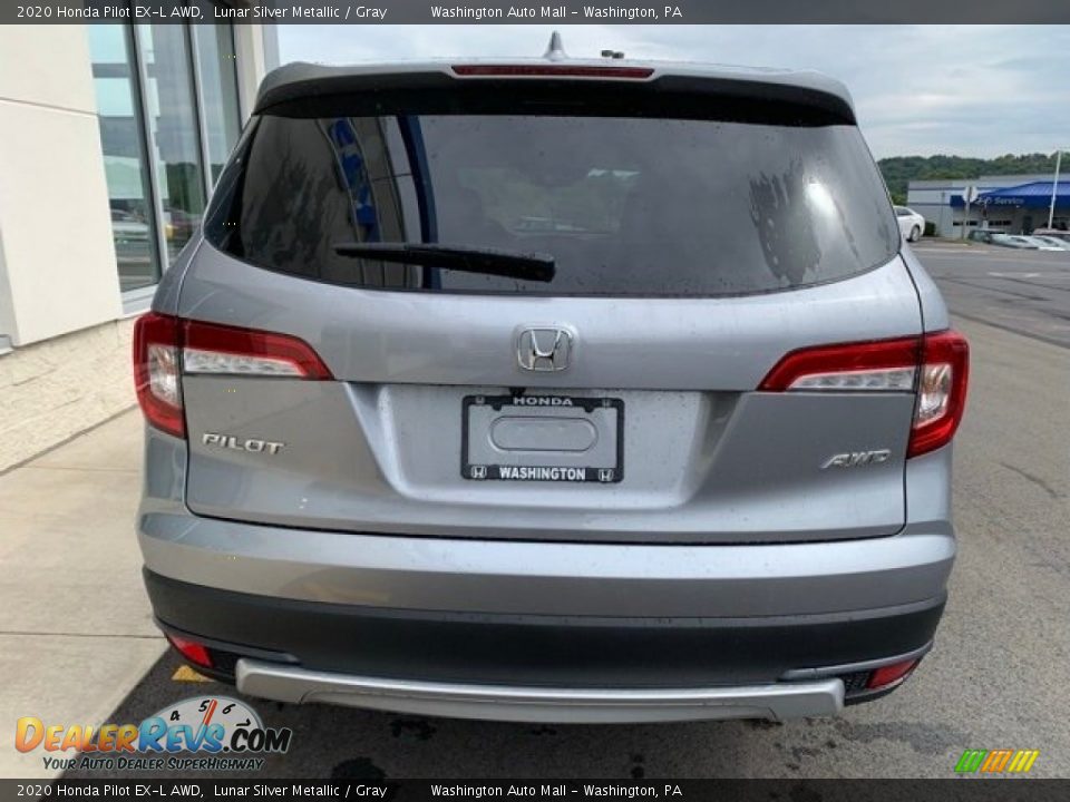 2020 Honda Pilot EX-L AWD Lunar Silver Metallic / Gray Photo #6